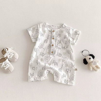 PlayPatch – Cartoon Cotton Romper for Babies